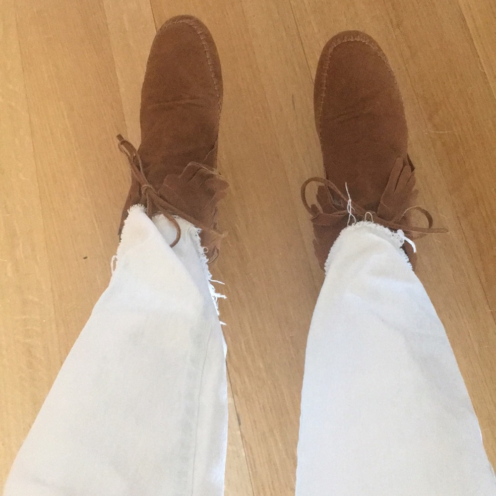 Moccasins w/ fringe